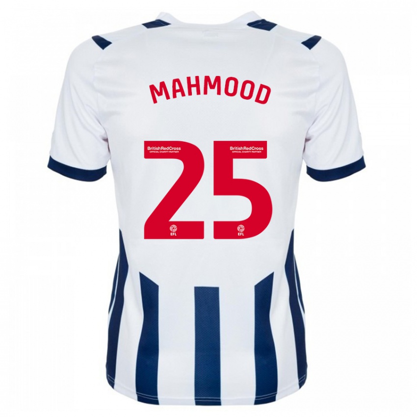 Hombre Camiseta Mahmood #25 Blanco 1ª Equipación 2023/24 La Camisa