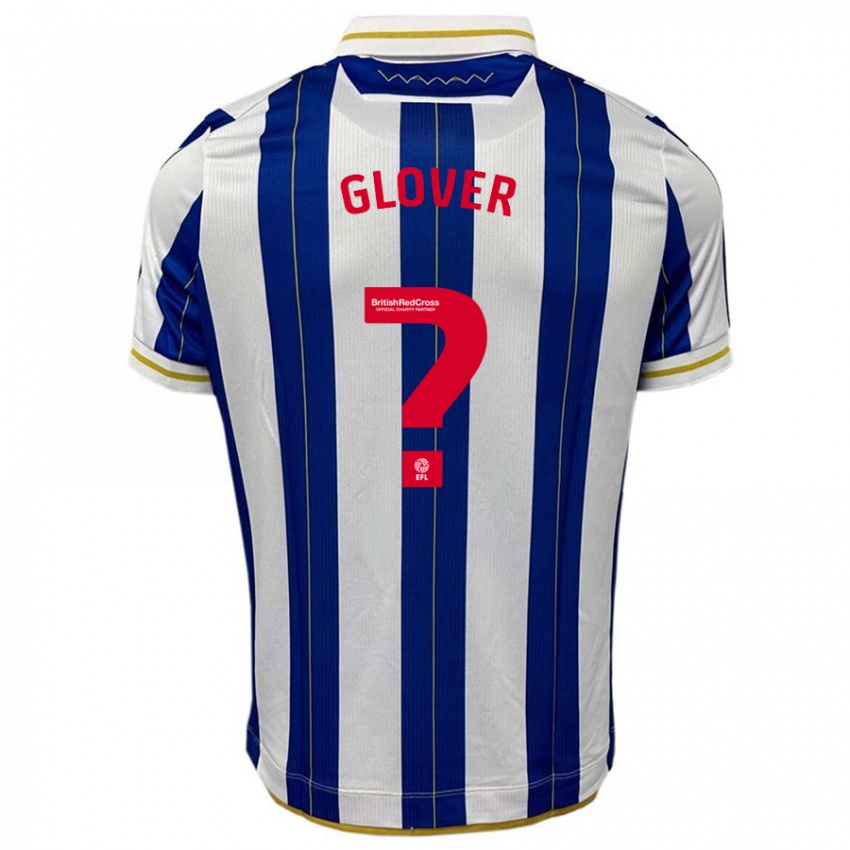 Hombre Camiseta Jay Glover #0 Azul Blanco 1ª Equipación 2023/24 La Camisa