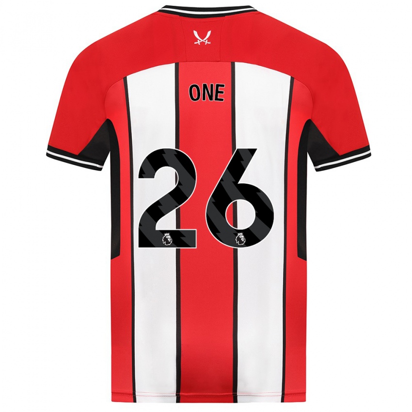 Hombre Camiseta Ryan Oné #26 Rojo 1ª Equipación 2023/24 La Camisa