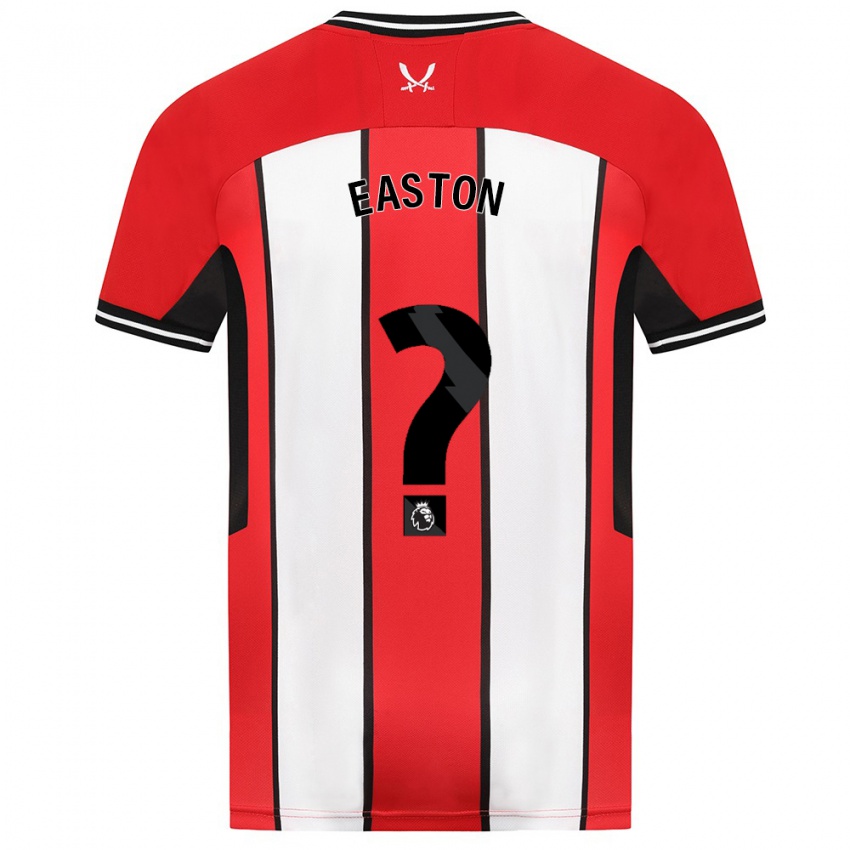 Hombre Camiseta Evan Easton #0 Rojo 1ª Equipación 2023/24 La Camisa