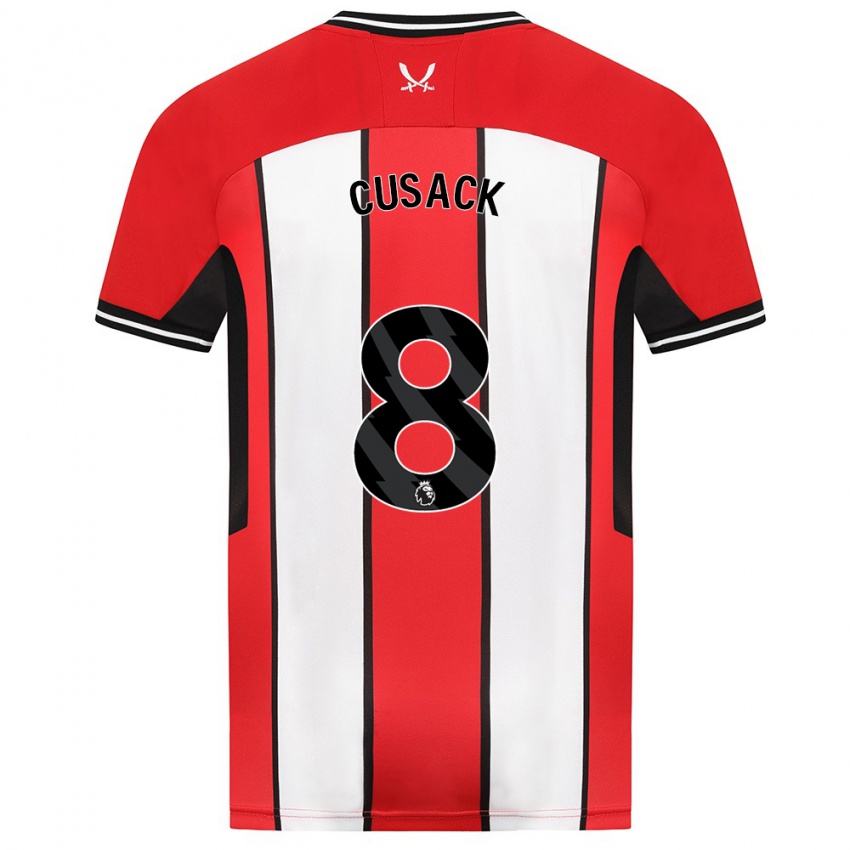 Hombre Camiseta Maddy Cusack † #8 Rojo 1ª Equipación 2023/24 La Camisa