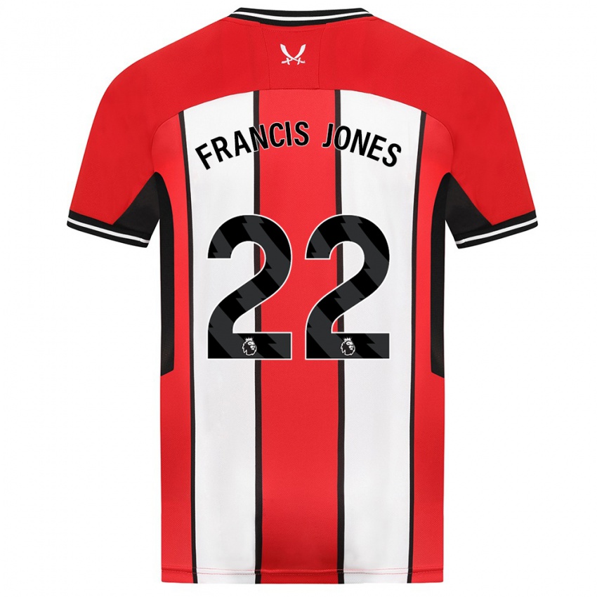 Hombre Camiseta Maria Francis-Jones #22 Rojo 1ª Equipación 2023/24 La Camisa