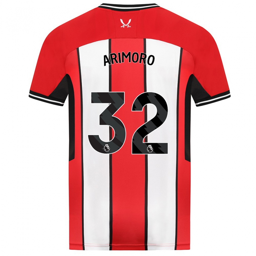 Hombre Camiseta Juliet Khinde Adebowale-Arimoro #32 Rojo 1ª Equipación 2023/24 La Camisa