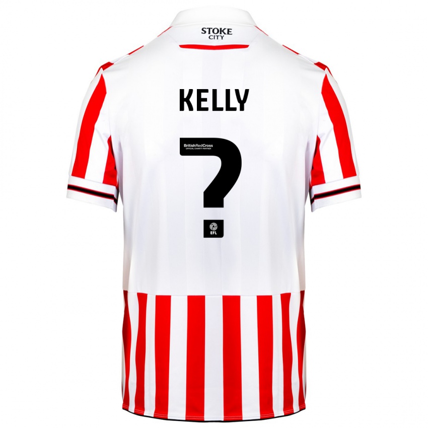 Hombre Camiseta Jackson Kelly #0 Rojo Blanco 1ª Equipación 2023/24 La Camisa