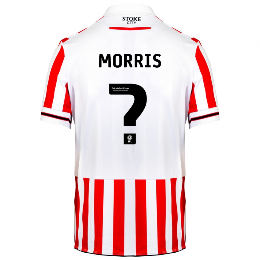 Hombre Camiseta Joe Morris #0 Rojo Blanco 1ª Equipación 2023/24 La Camisa