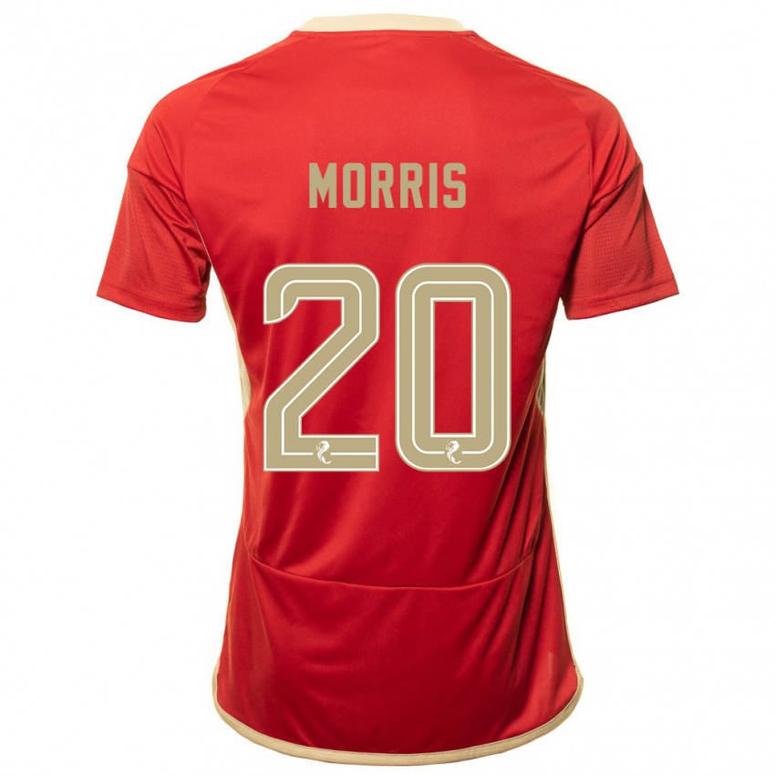 Hombre Camiseta Shayden Morris #20 Rojo 1ª Equipación 2023/24 La Camisa