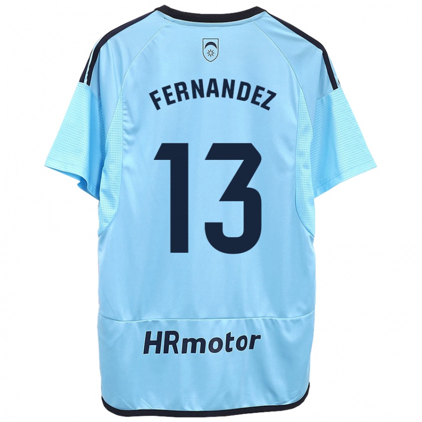 Hombre Camiseta Aitor Fernández #13 Azul 2ª Equipación 2023/24 La Camisa