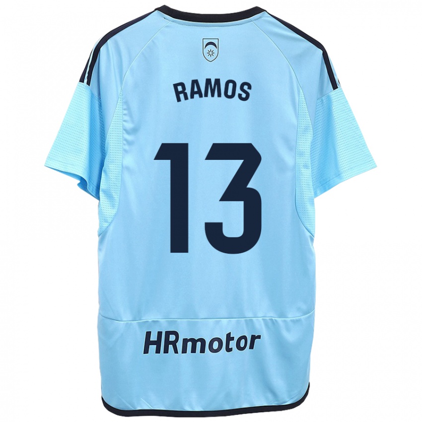 Hombre Camiseta Darío Ramos #13 Azul 2ª Equipación 2023/24 La Camisa