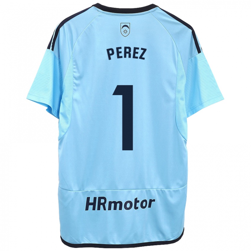 Hombre Camiseta Silvia Pérez Fernández De Romarategui #1 Azul 2ª Equipación 2023/24 La Camisa