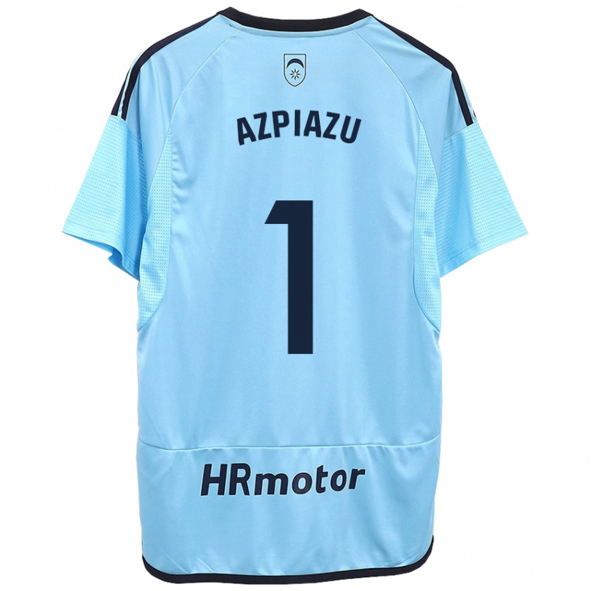 Hombre Camiseta Nahia Azpiazu Moreno #1 Azul 2ª Equipación 2023/24 La Camisa