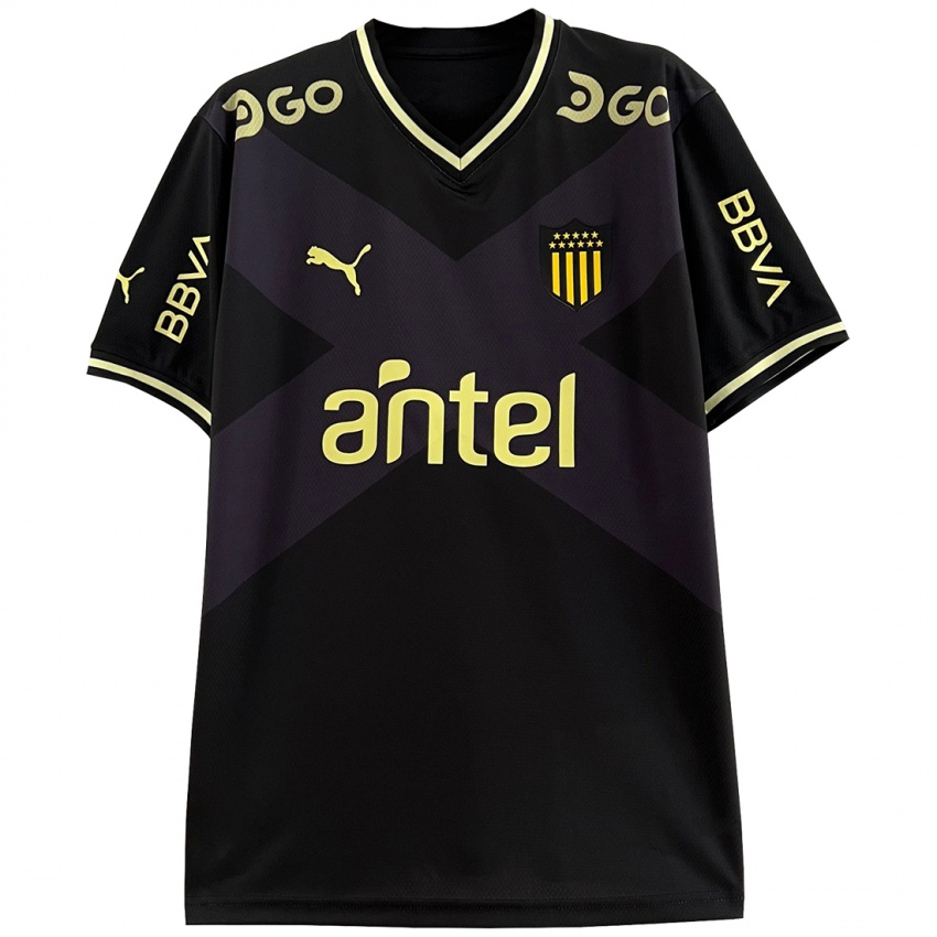 Hombre Camiseta José Neris #11 Negro 2ª Equipación 2023/24 La Camisa