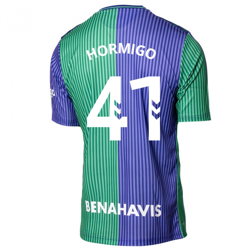 Hombre Camiseta Cintia Hormigo #41 Verde Azul 2ª Equipación 2023/24 La Camisa