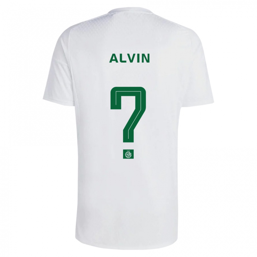 Hombre Camiseta Glenn Alvin #0 Verde Azul 2ª Equipación 2023/24 La Camisa