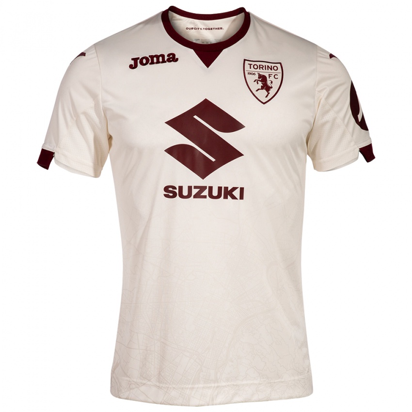 Hombre Camiseta Saba Sazonov #15 Champán 2ª Equipación 2023/24 La Camisa