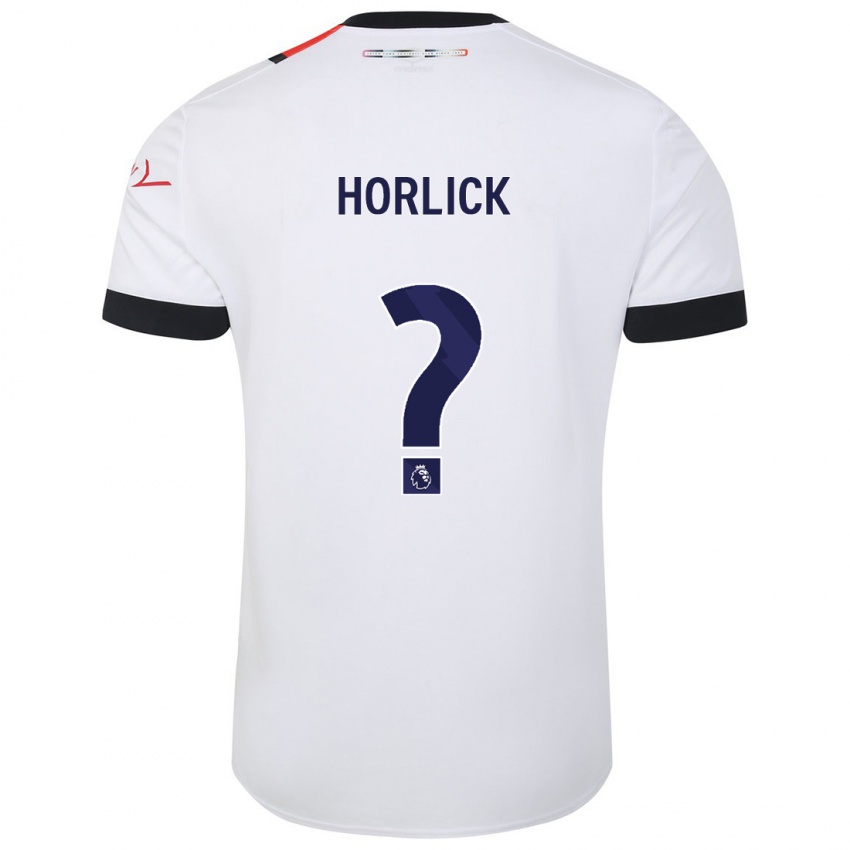 Hombre Camiseta Jameson Horlick #0 Blanco 2ª Equipación 2023/24 La Camisa