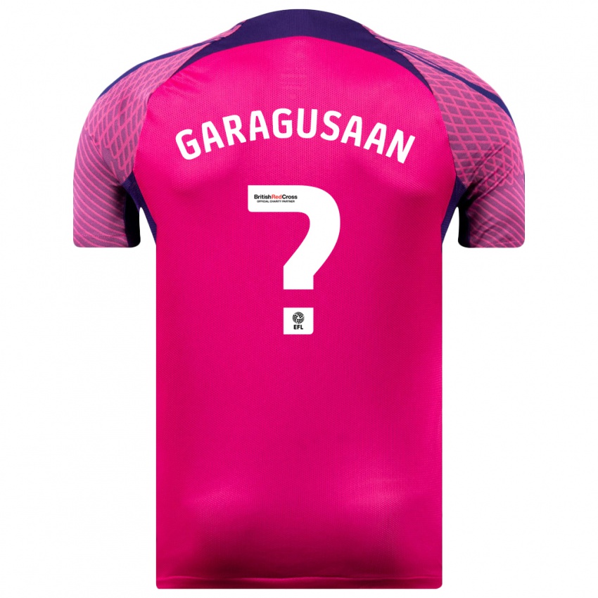 Hombre Camiseta Fin Garagusaan #0 Morado 2ª Equipación 2023/24 La Camisa