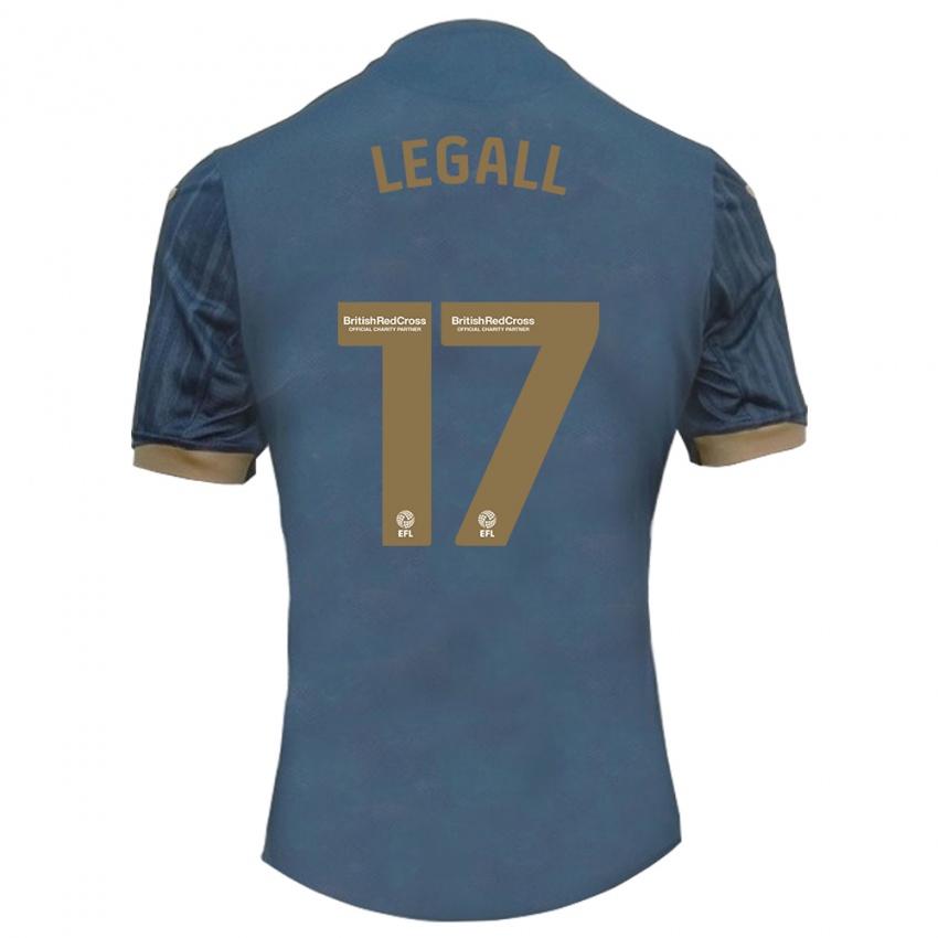 Hombre Camiseta Monet Legall #17 Verde Azulado Oscuro 2ª Equipación 2023/24 La Camisa