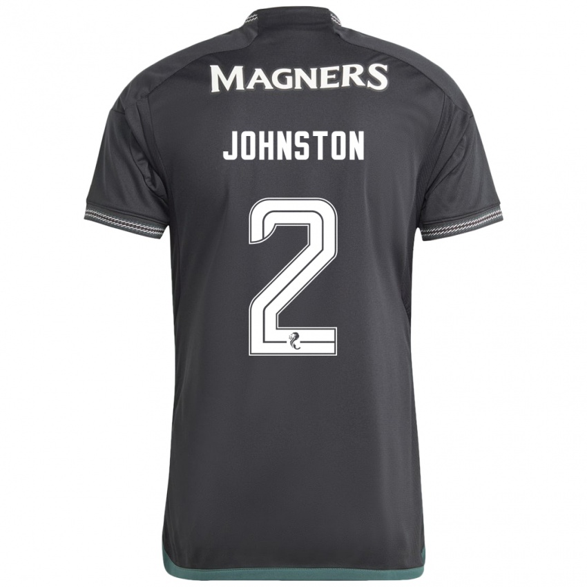 Hombre Camiseta Alistair Johnston #2 Negro 2ª Equipación 2023/24 La Camisa