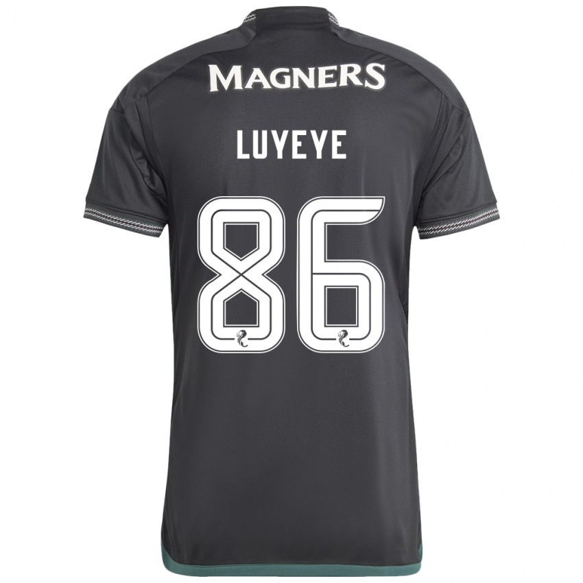 Hombre Camiseta Benny-Jackson Luyeye #86 Negro 2ª Equipación 2023/24 La Camisa