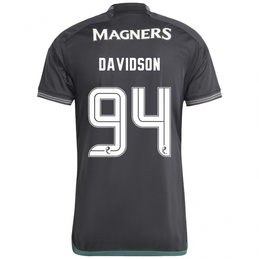 Hombre Camiseta Bruno Davidson #94 Negro 2ª Equipación 2023/24 La Camisa