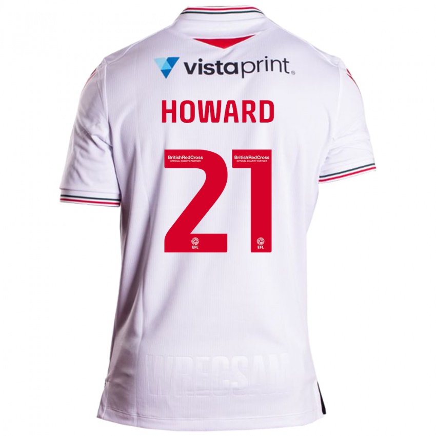 Hombre Camiseta Mark Howard #21 Blanco 2ª Equipación 2023/24 La Camisa