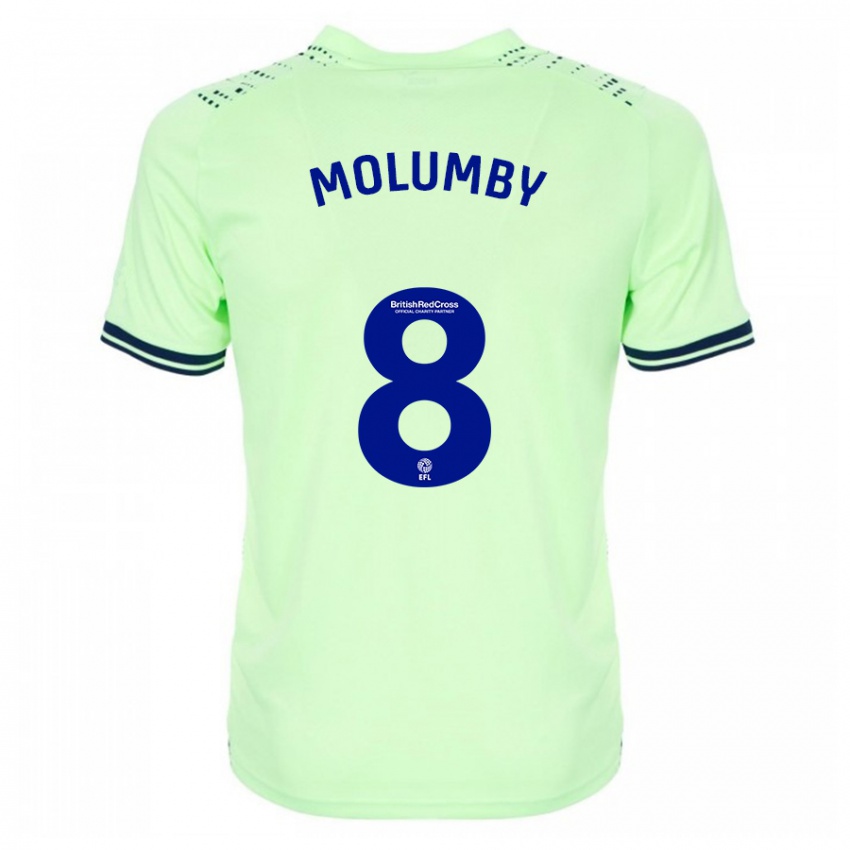 Hombre Camiseta Jayson Molumby #8 Armada 2ª Equipación 2023/24 La Camisa