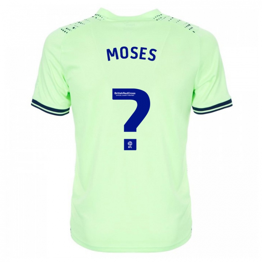 Hombre Camiseta Maxwell Moses #0 Armada 2ª Equipación 2023/24 La Camisa