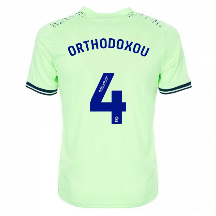 Hombre Camiseta Francesca Orthodoxou #4 Armada 2ª Equipación 2023/24 La Camisa