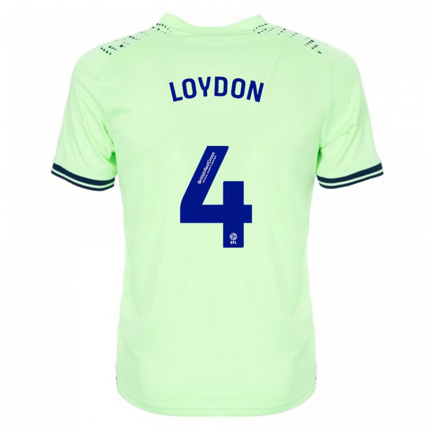 Hombre Camiseta Abi Loydon #4 Armada 2ª Equipación 2023/24 La Camisa