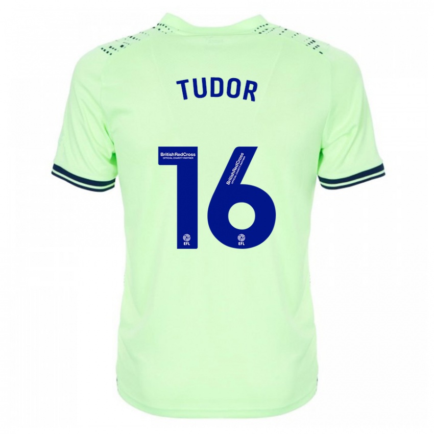 Hombre Camiseta Sophie Tudor #16 Armada 2ª Equipación 2023/24 La Camisa