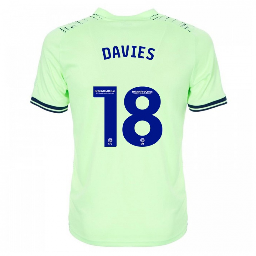 Hombre Camiseta Jessica Davies #18 Armada 2ª Equipación 2023/24 La Camisa