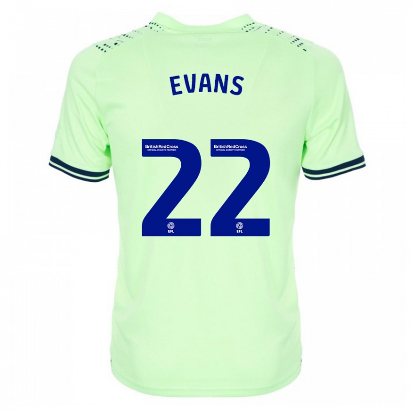 Hombre Camiseta Kate Evans #22 Armada 2ª Equipación 2023/24 La Camisa