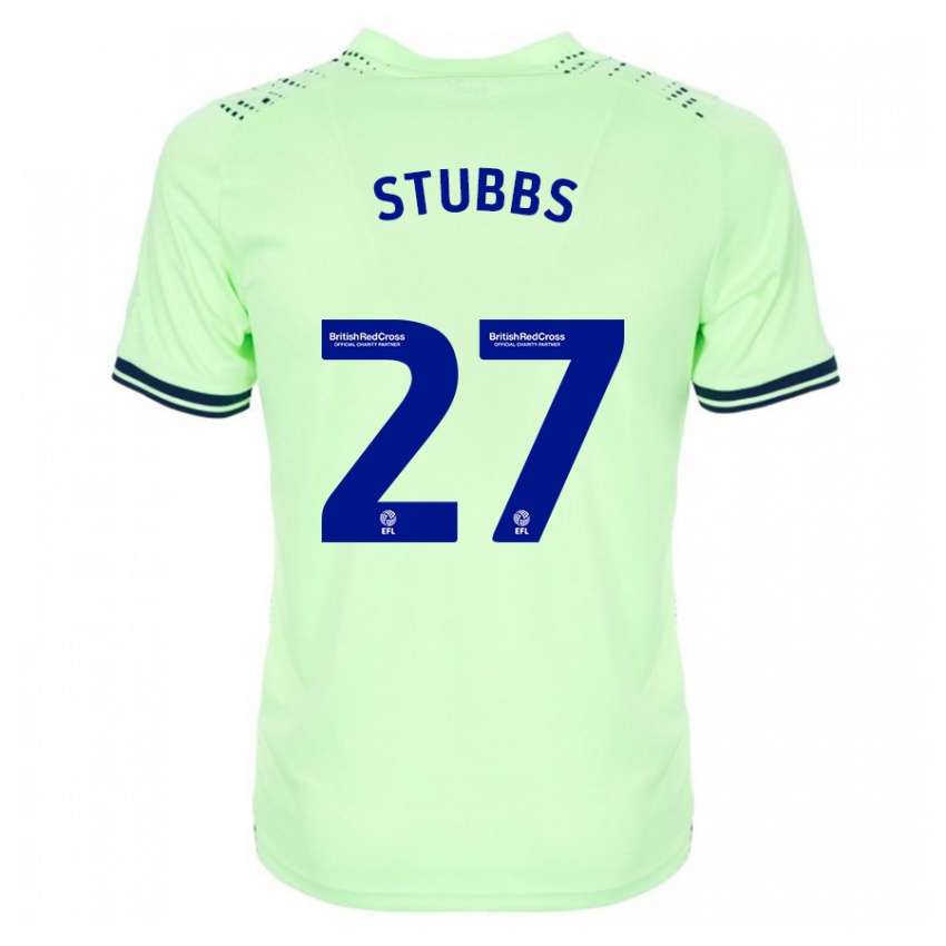 Hombre Camiseta Olivia Stubbs #27 Armada 2ª Equipación 2023/24 La Camisa