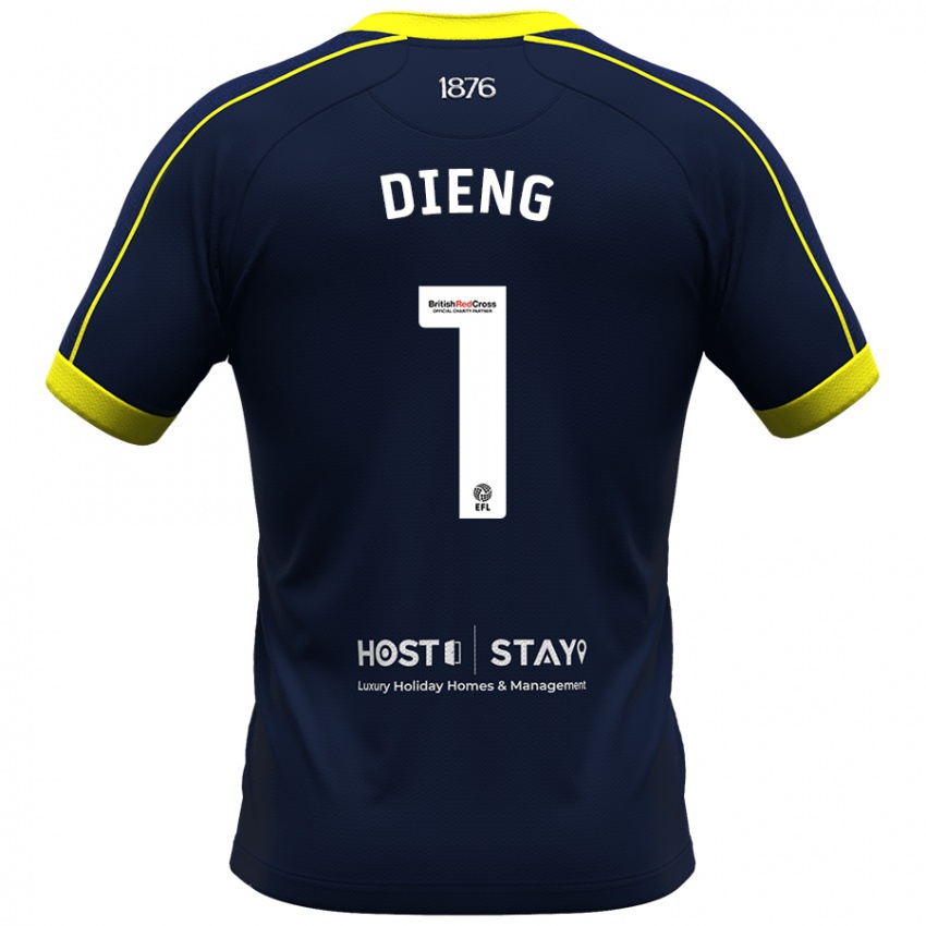 Hombre Camiseta Seny Dieng #1 Armada 2ª Equipación 2023/24 La Camisa