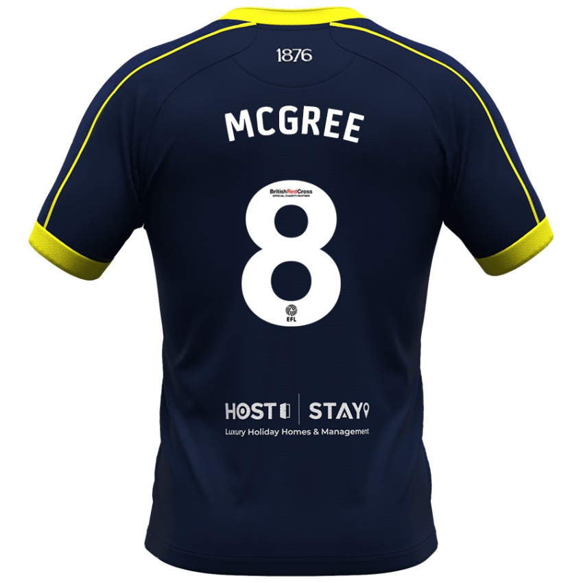 Hombre Camiseta Riley Mcgree #8 Armada 2ª Equipación 2023/24 La Camisa