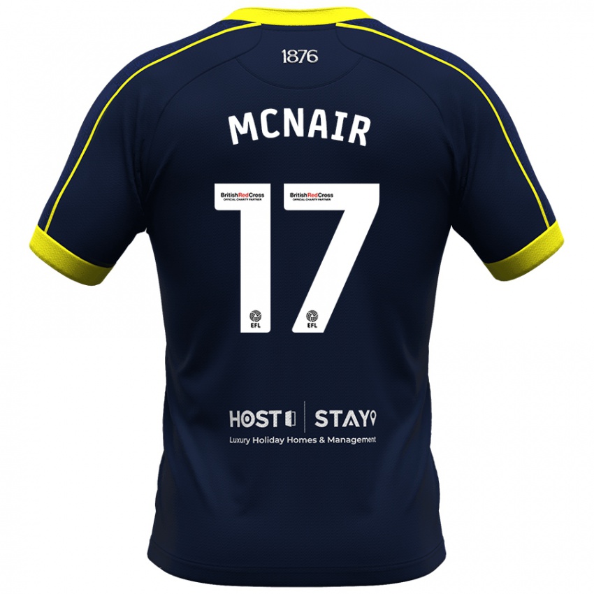 Hombre Camiseta Paddy Mcnair #17 Armada 2ª Equipación 2023/24 La Camisa