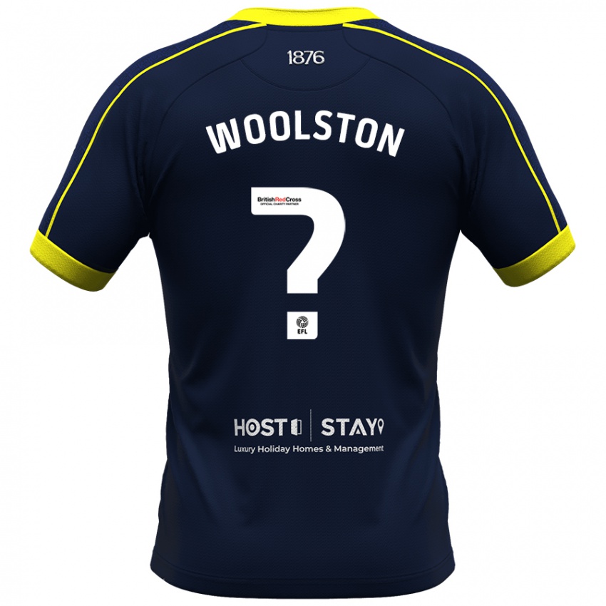 Hombre Camiseta Luke Woolston #0 Armada 2ª Equipación 2023/24 La Camisa