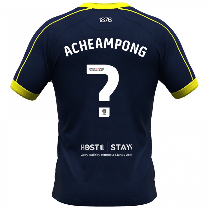 Hombre Camiseta Prince Acheampong #0 Armada 2ª Equipación 2023/24 La Camisa