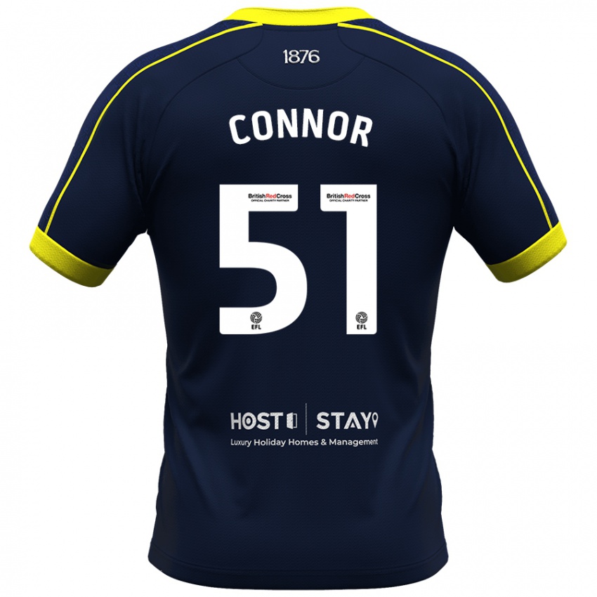 Hombre Camiseta Shea Connor #51 Armada 2ª Equipación 2023/24 La Camisa