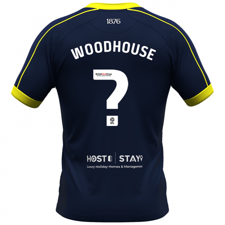 Hombre Camiseta Mccartney Woodhouse #0 Armada 2ª Equipación 2023/24 La Camisa