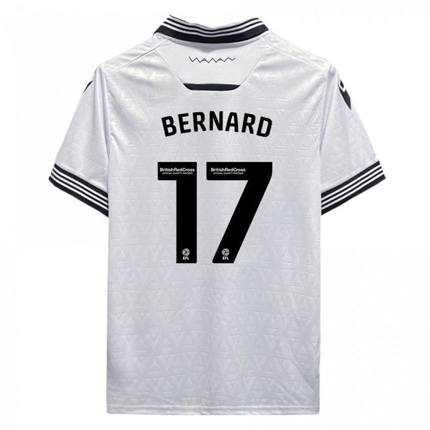 Hombre Camiseta Di'shon Bernard #17 Blanco 2ª Equipación 2023/24 La Camisa