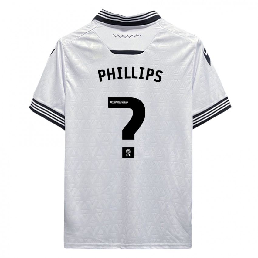 Hombre Camiseta Jack Phillips #0 Blanco 2ª Equipación 2023/24 La Camisa