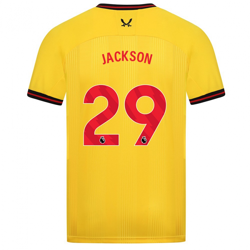 Hombre Camiseta Fallon Olivia Connolly-Jackson #29 Amarillo 2ª Equipación 2023/24 La Camisa