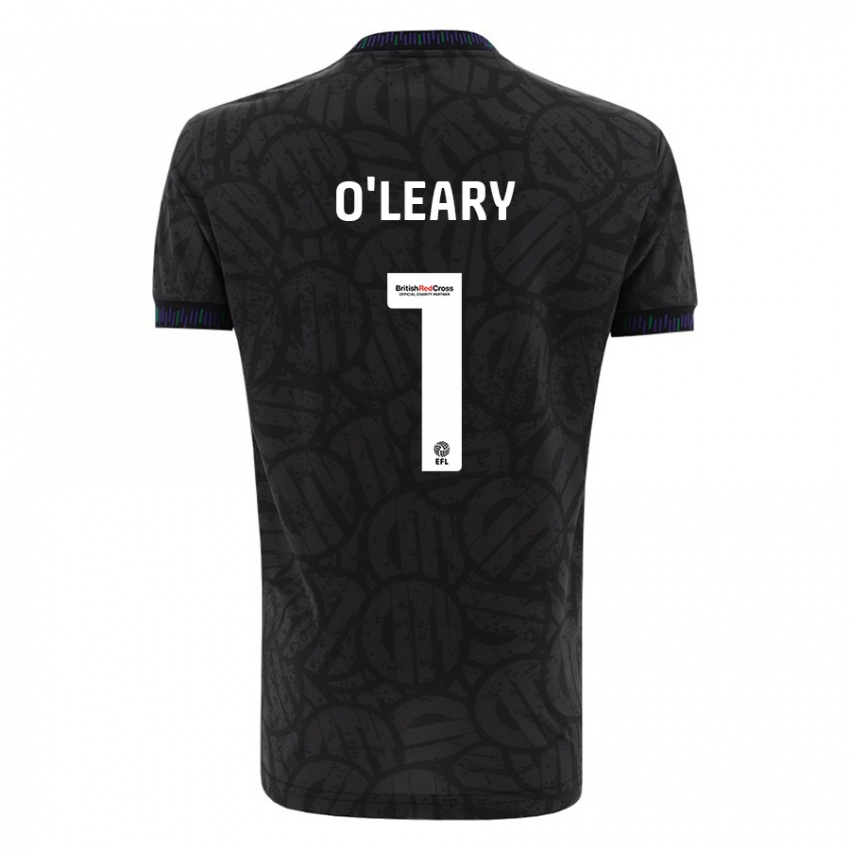 Hombre Camiseta Max O'leary #1 Negro 2ª Equipación 2023/24 La Camisa