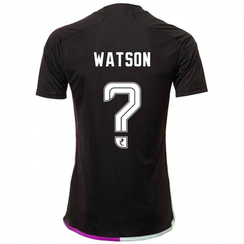 Hombre Camiseta Kai Watson #0 Negro 2ª Equipación 2023/24 La Camisa