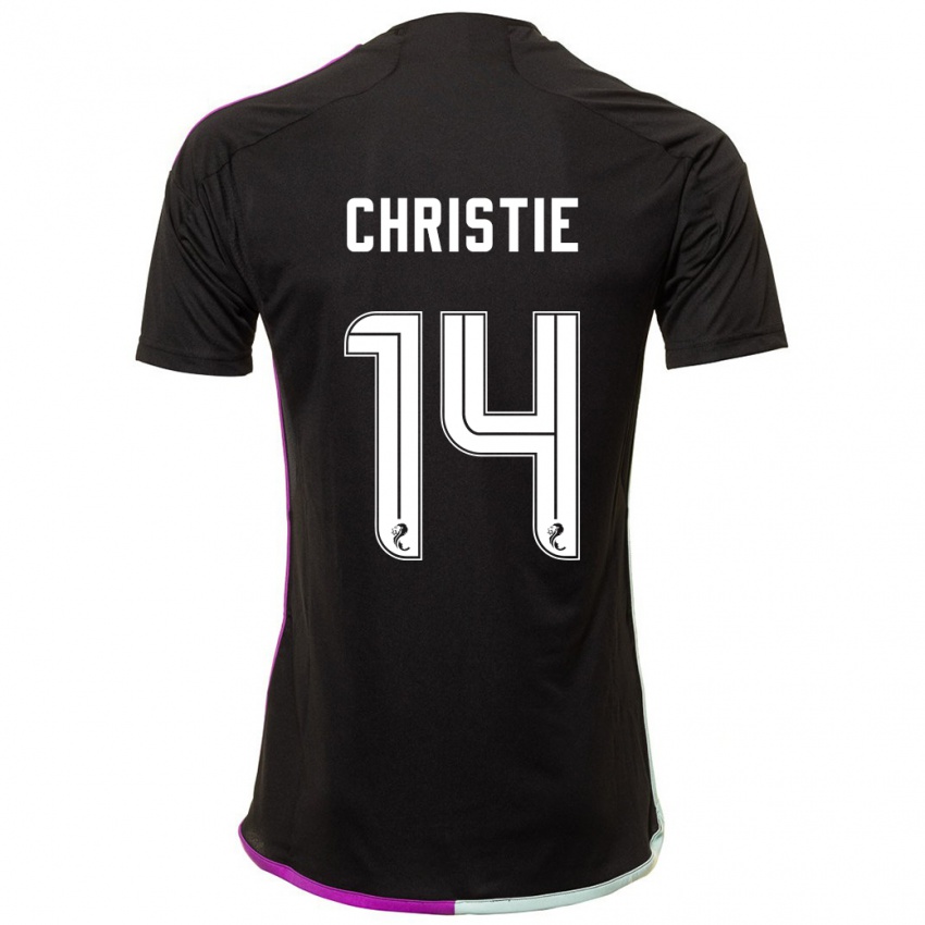 Hombre Camiseta Mya Christie #14 Negro 2ª Equipación 2023/24 La Camisa