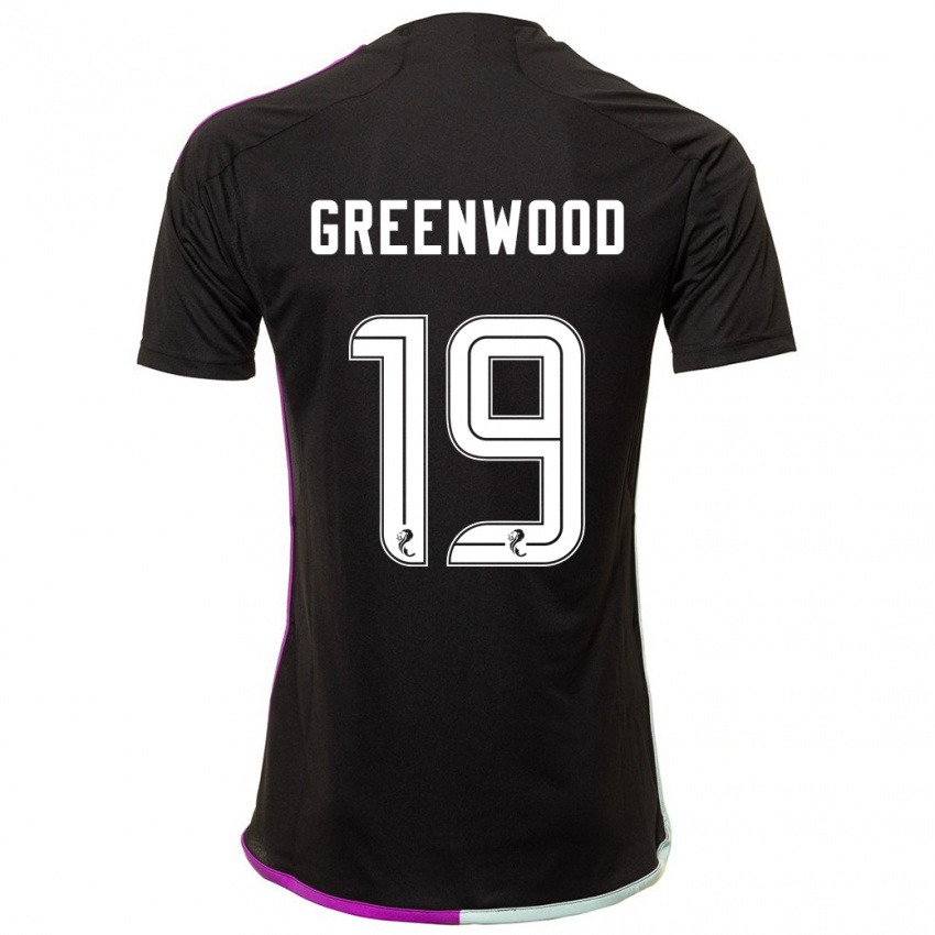 Hombre Camiseta Brodie Greenwood #19 Negro 2ª Equipación 2023/24 La Camisa