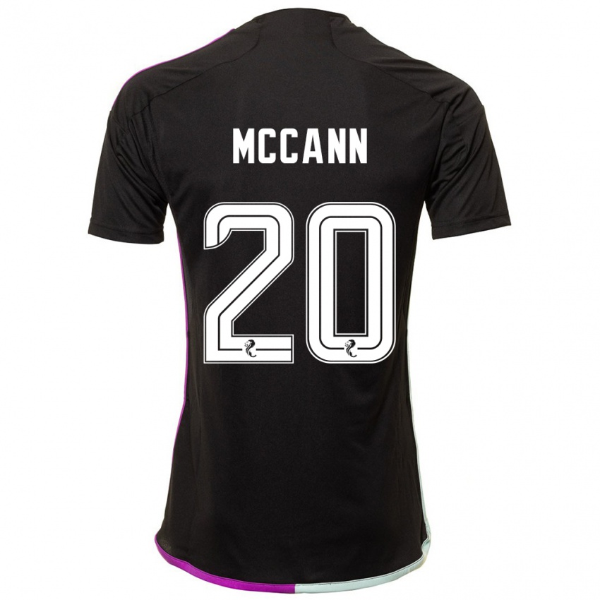 Hombre Camiseta Annalisa Mccann #20 Negro 2ª Equipación 2023/24 La Camisa