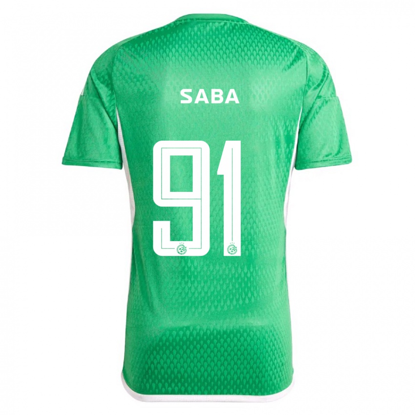 Mujer Camiseta Dia Saba #91 Blanco Azul 1ª Equipación 2023/24 La Camisa