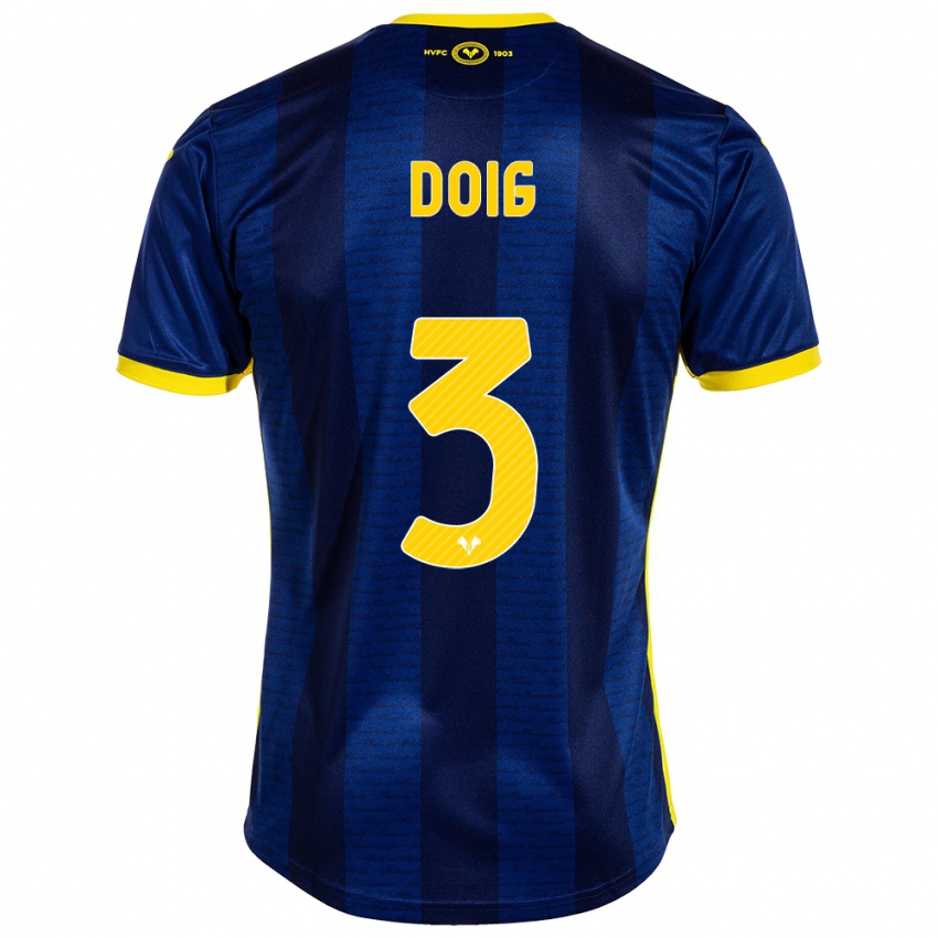 Mujer Camiseta Josh Doig #3 Armada 1ª Equipación 2023/24 La Camisa